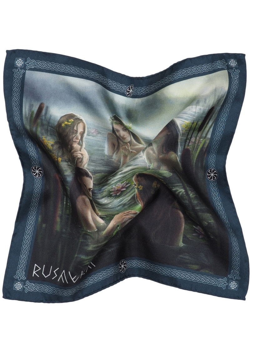 PJ-357 Poszetka m�ska z jedwabnego twillu, Rusa�ka 30x30 cm